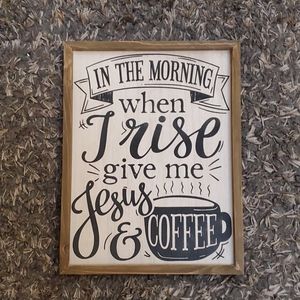 Coffee Wooden Sign